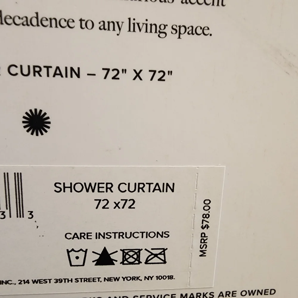 NWT UGG Tilda snow/imperia shower curtain!